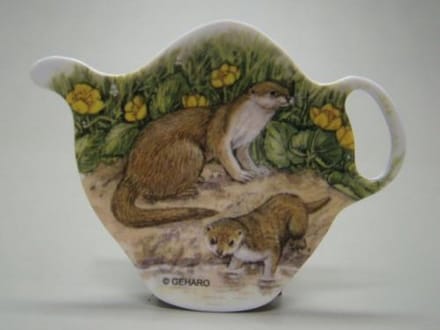 Geharo Theetip Otter – Melamine Theezakjeshouder 7,5 x 10 cm