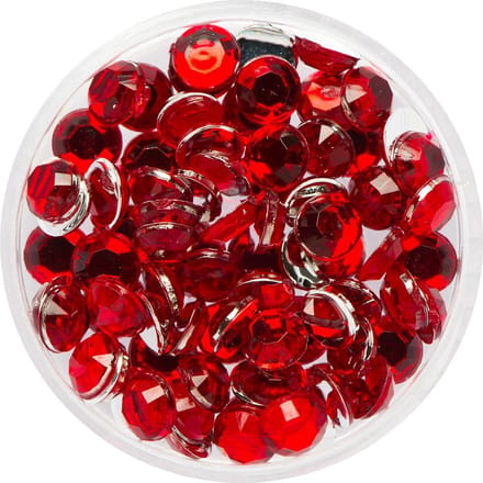 Eulenspiegel - Schmink - Face Jewels - Glitter Steentjes - Carnaval - kleur Rubin