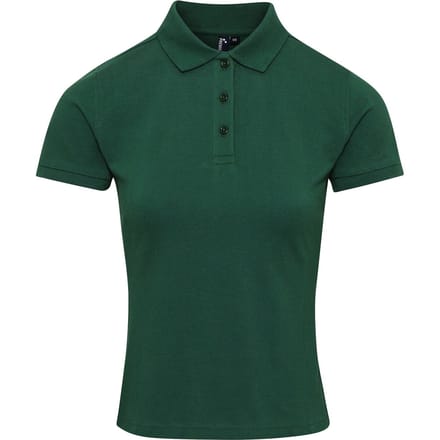 Premier Dames/dames Coolchecker Plus Piqu Polo met CoolPlus (Fles)