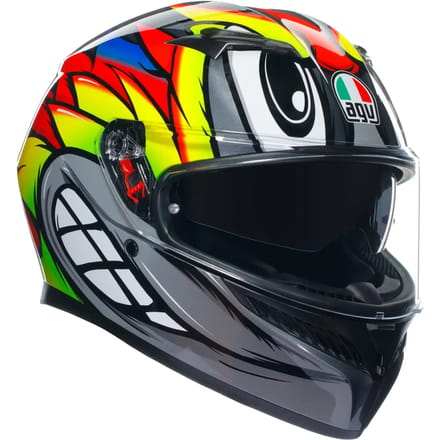 Agv K3 E2206 Mplk Birdy 2.0 Grijs Geel Rood 012 Integraalhelm - Helm
