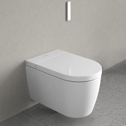 Duravit SensoWash Starck f Plus Compact douche-wc – automatisch deksel & föhn – wit