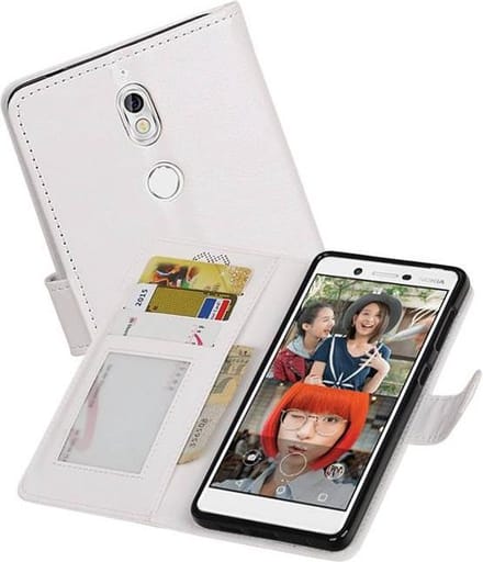 Hoesje Geschikt voor Nokia 7 - Portemonnee hoesje booktype wallet case Wit
