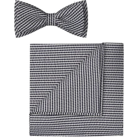 OLYMP Vlinderdas / pochet set, Marineblauw