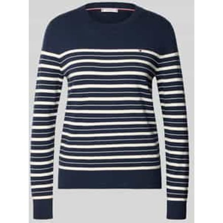 Regular fit gebreide pullover van katoenmix
