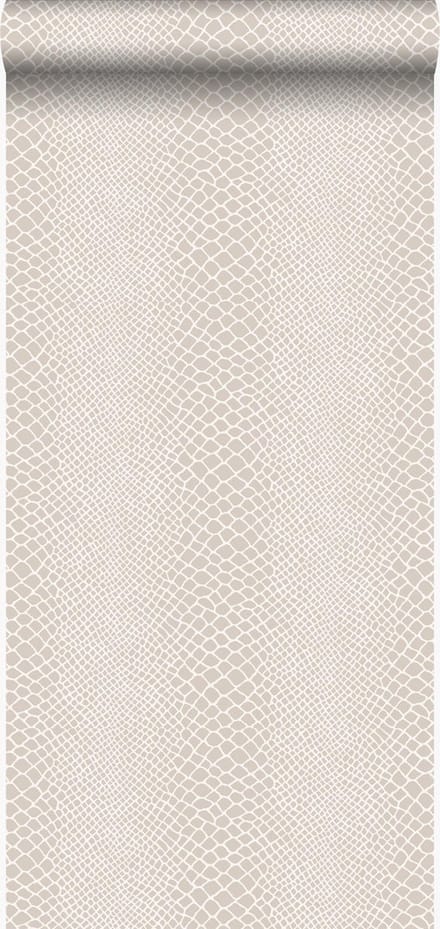 Origin Wallcoverings behang slangenprint beige - 53 cm x 10.05 m - 347339