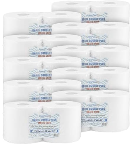 Papierrollen voor Voedselcontact - 800 Punten, 2-Laags, 100% Pure Cellulose
