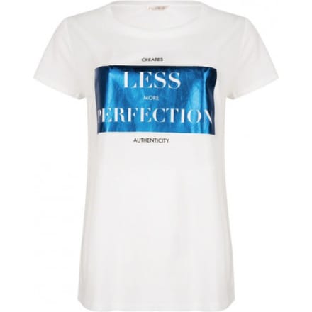 Esqualo T-shirt sp21.05022 white/blue