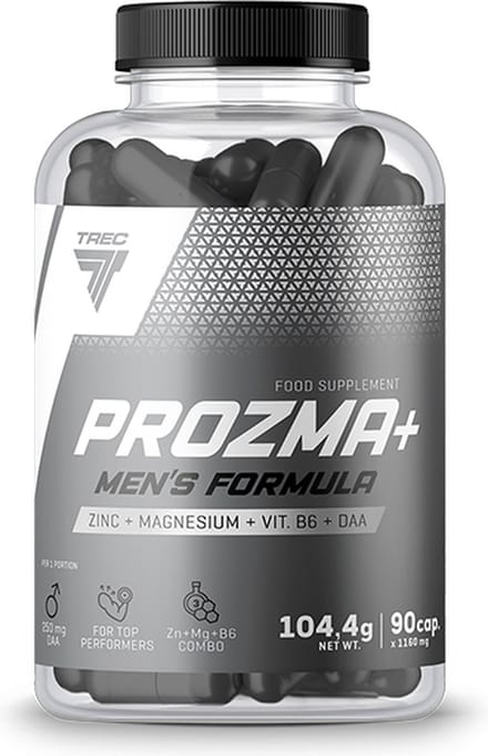 Trec Nutrition - PRO ZMA - testosterone booster - Zinc - Magnesium - B6 - DAA - 90 capsules