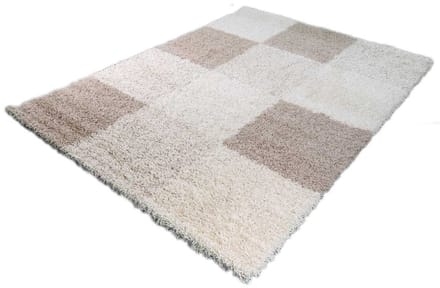 Vloerkleed Shaggy Plus 910 Cream 80x150 cm