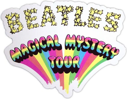 The Beatles - Magical Mystery Tour Logo Embossed Koelkastmagneet - Multicolours