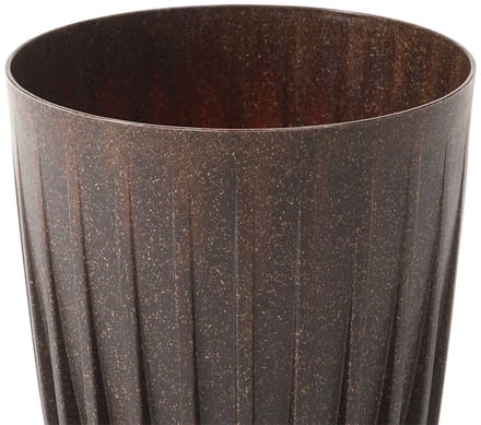HowHomely Stripped Eco Coffee - Bloempot - UV-bestendig - Inclusief Inzet