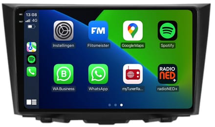 CarPlay autoradio geschikt voor Suzuki Kizashi | 2009 t/m 2015 | Android 13 | Draadloos Apple CarPlay & Android Auto | 2GB + 32GB | 8-Core processor | Davilon | 2025 model | 2009 2010 2011 2012 2013 2014 2015 | Bluetooth & Wifi
