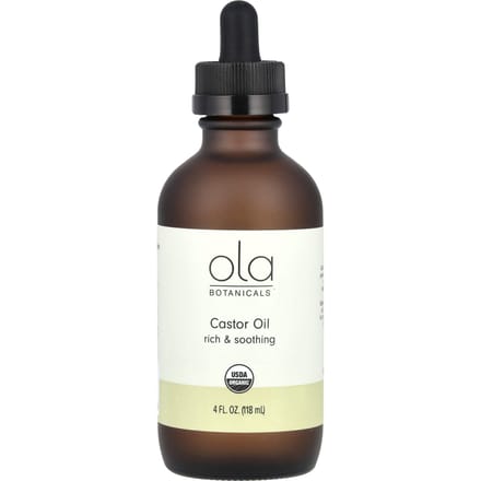 Dr. Mercola, Ola Botanicals, Castor Oil, 4 fl oz (118 ml) brown
