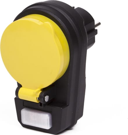 Benson Stopcontact buiten - randaarde - schakelaar en klep - IP44