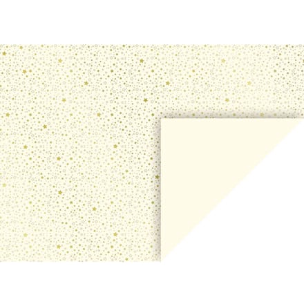 Motief karton "Golden Stars" - Créme