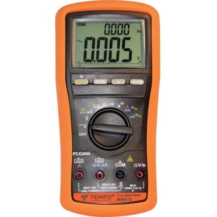 Tempo Communications MM810 Multimeter Digitaal CAT IV 1000 V Weergave (counts): 9999