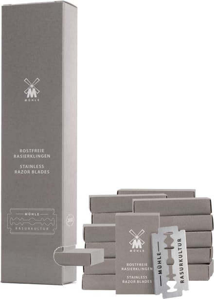 Mühle Double Edge blades 200 Stuks (20x10 stuks)