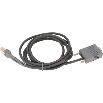 RS232 Seriële Kabel PVC RJ45 Barcode Scanner POS Apparatuur voor Symbol LS1203 LS4208 LS2208AP gray