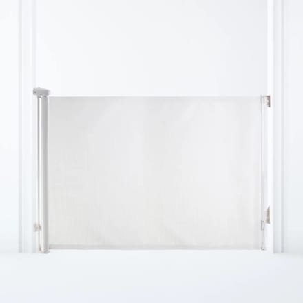 Dreambaby Glide ‘N Hide oprolbaar traphekje | tot 140 cm breed en 90 cm hoog | Wit