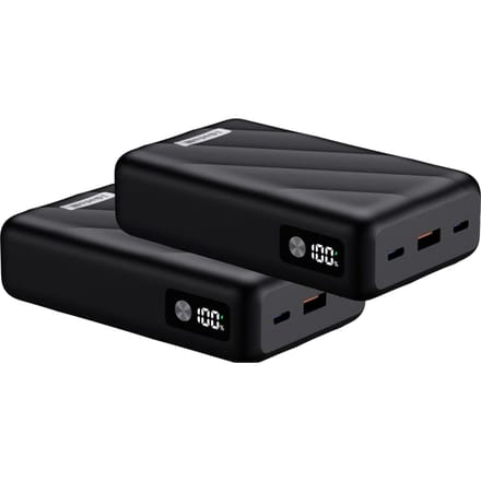 BlueBuilt Power Bank 20.000 mAh met Snelladen 45 Watt Duo Pack