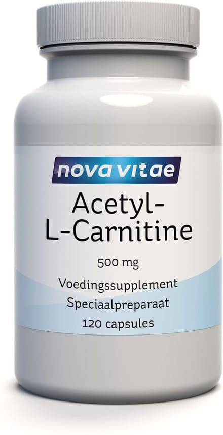 Nova Vitae - Acetyl-L-Carnitine - 500 mg - 120 capsules