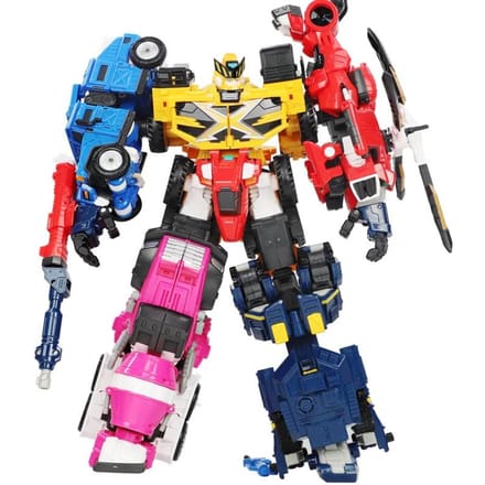 MiniForce 5 in 1 Penta X Ranger Transformatie Robot Bot PENTATRON Model Mini Force Vervorming Combiner Actiefiguur Speelgoed KO