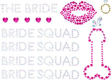 Lichaamsjuwelen voor dames Leg Avenue Bride Squad