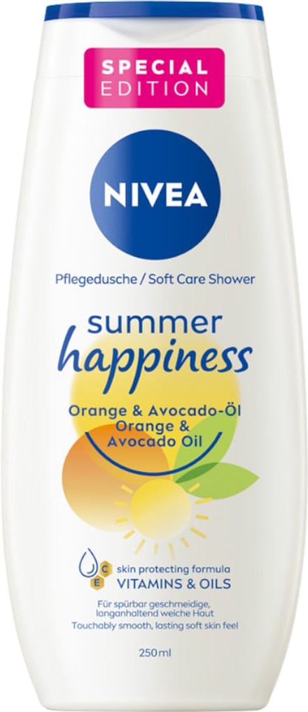 NIVEA Summer Happiness - Douchegel - Orange & Avocado - 250ml