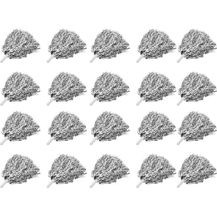 20 Stuks Cheerleading Squad Handbloem 3.3in Handvat Effen Kleur Duurzaam PET Cheerleading Pompons voor
