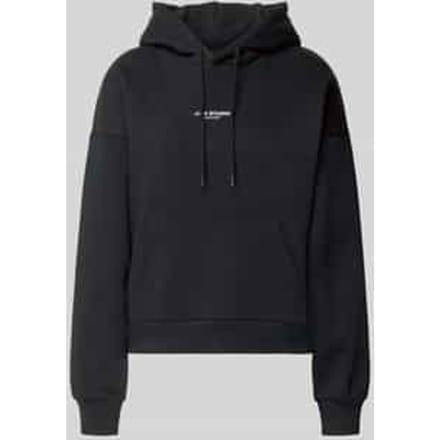 Hoodie met logo en kangoeroezak