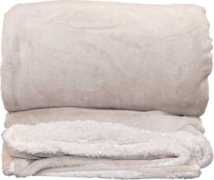 D- Unique Living | Lars XL plaid 220x240cm pebble