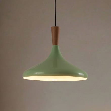 Bamyum Champion Træ Hanger, 35 cm Hanglamp Metaal E27 , Scandinavische Mintgroen Hanglamp