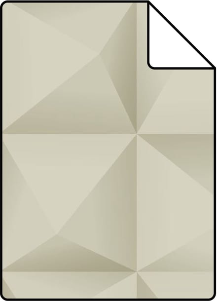 Proefstaal Origin Wallcoverings behang 3D-motief lichtbeige - 26.5 x 21 cm - 347959-S