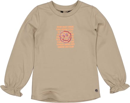 Quapi - Meisjes Shirt - Dark Sand - Maat 92