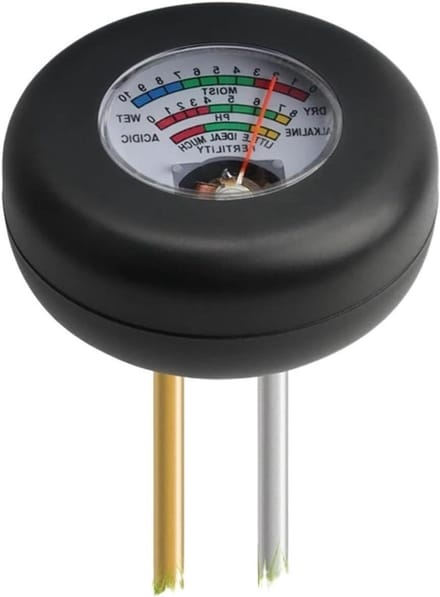 Bodem pH-meter - Vochtsensor Detector - Planten Verzorgen - Dubbele Sondemodus - 35x8x6cm - Metaal
