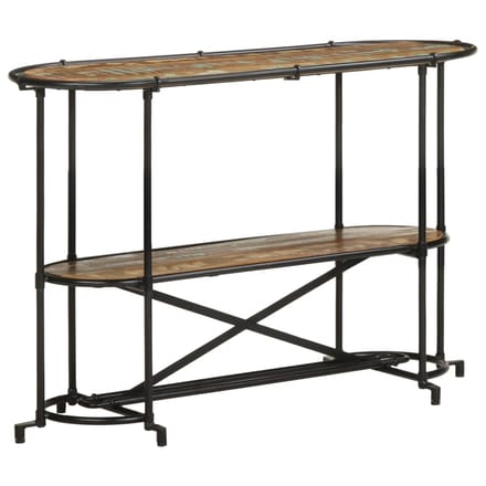 vidaXL - Wandtafel - 110x42x76 - cm - massief - gerecycled - hout