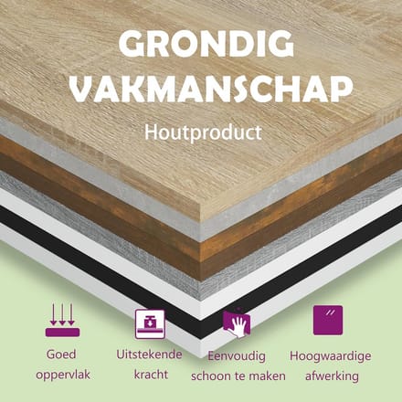 Wandmeubel voor TV 2 Stuks Beton Grijs