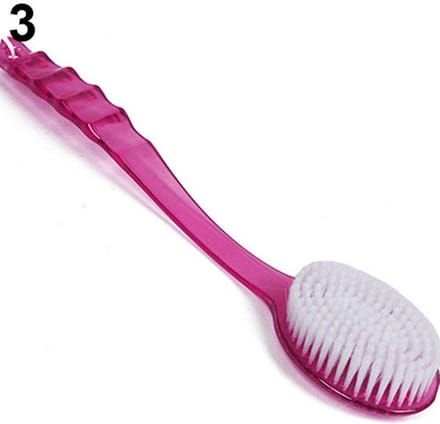 2x Badborstel Roze - Leuke duurzame badborstel roze - badkamer douche
