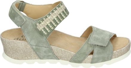 Durea - 7429 G - Sandalen met hak - Kleur: Groen - Maat: 37