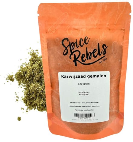Spice Rebels - Karwijzaad / kummel gemalen - zak 120 gram