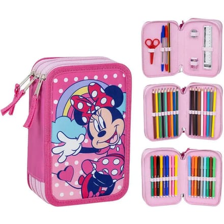 Disney Minnie Mouse Etui Tekenen Knutselen Meisjes - 44 Stuks