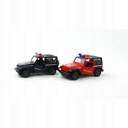 Dromader Jeep Politie met Licht en Geluid - Actie Speelgoed