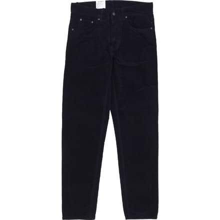 Newel Pant donker marineblauwe gespoelde lange herenbroek