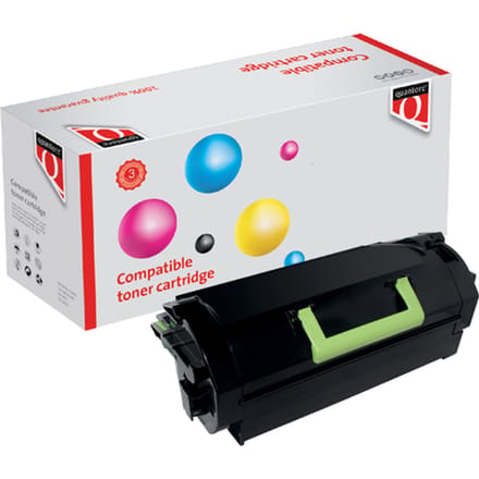 Tonercartridge Quantore alternatief tbv Lexmark 62D2H00 zwart