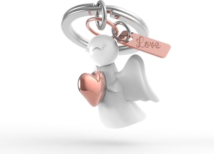 Metalmorphose sleutelhanger beschermengel - Love