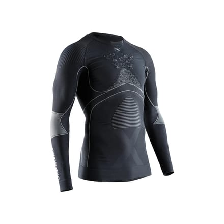 X-Bionic Energy Accumulator 4.0 Thermoshirt Lange Mouwen Heren Charcoal/Pearl Grey - M