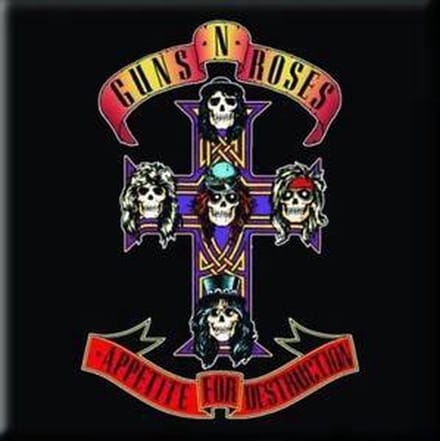 Guns N' Roses - Appetite - Koelkast magneet - 7.5 x 7.5 cm