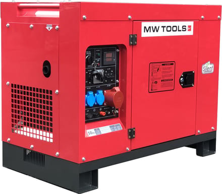 Diesel generator 8kW 1x230V + 10kW 3x400V MW Tools DG100E