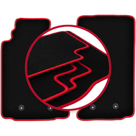 CARLUX-RED automatten voor: Mazda MX-5 III cabriolet (2005-2015)