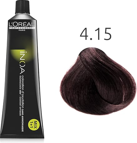 L'Oréal - INOA - 4.15 As Mahoniebruin - 60 gr